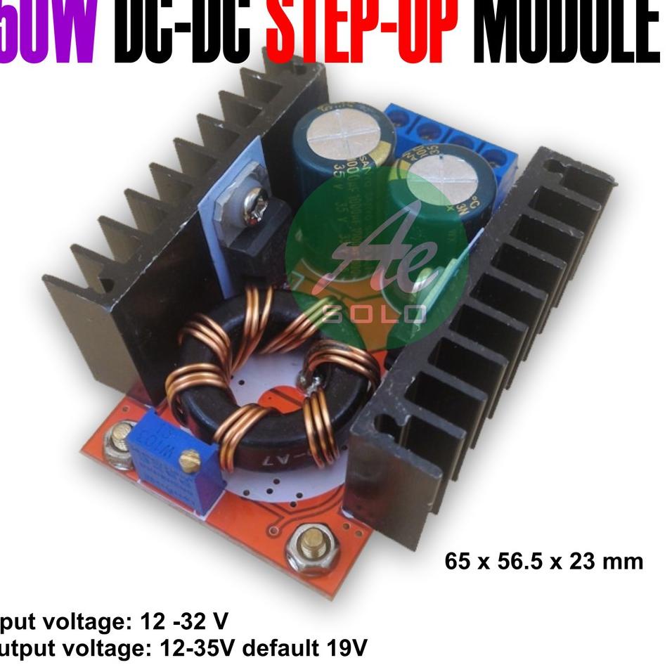 Kejar Irit DC-DC STEP UP MODUL 150W DC BOOST MODULE