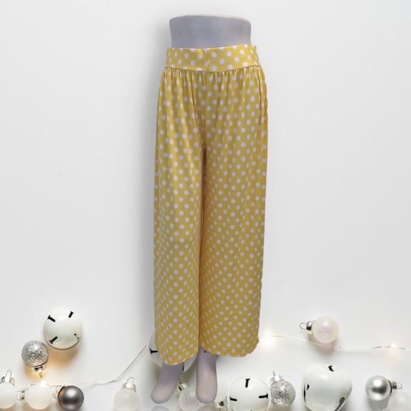 kulot motif polkadot kulot bahan jersey