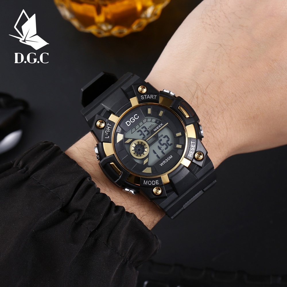 ✨D.G.C✨✅Jam Tangan Pria Fashion Sports Digital Led Men Women Digital Watch D.G.C M177