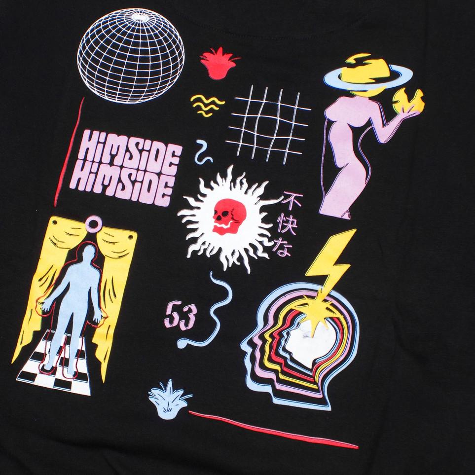 Terlaris Himside Sweatshirt - Psycho Black Crewneck