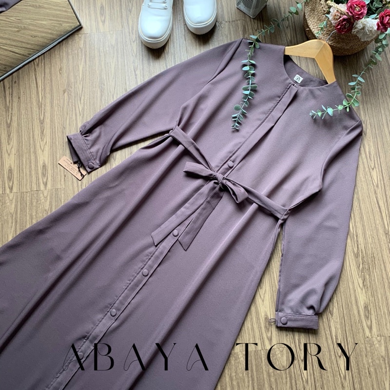READY ABAYA TORY GAMIS BUTIK MURAH MANSET KANCING BY SIMPLY OF AEGEA