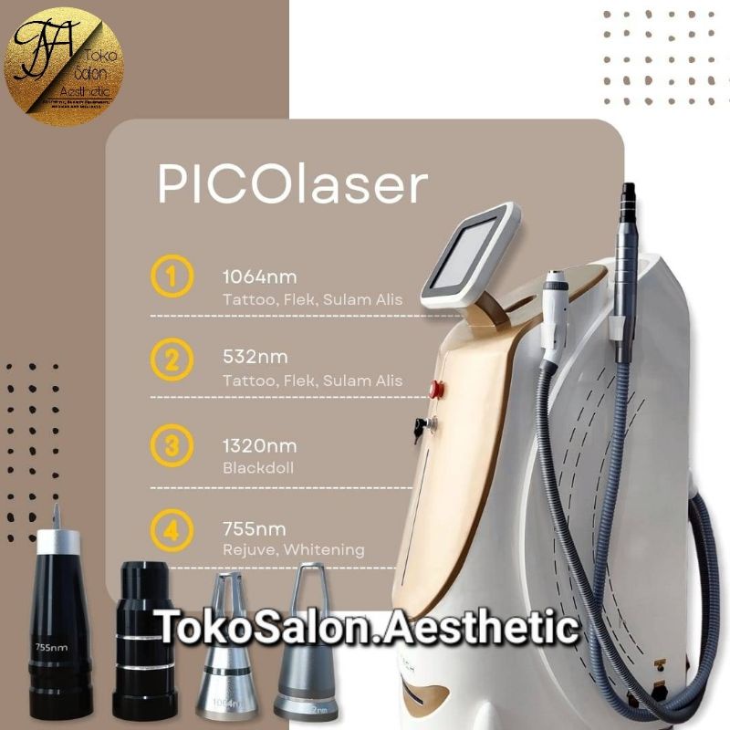 3in1 Pico Laser IPL & RF Cooling Alat Kecantikan
