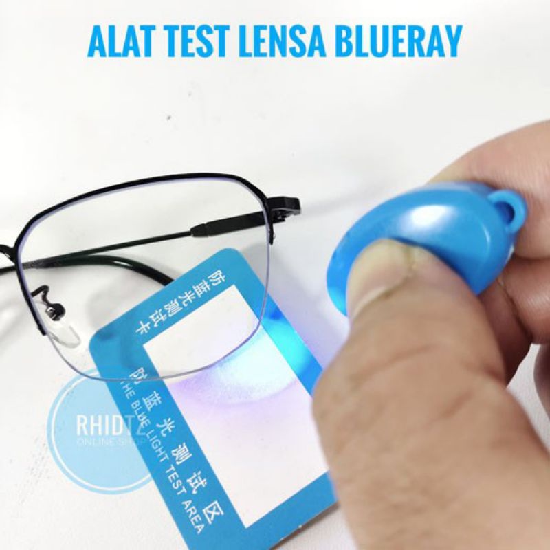 ALAT TEST LENSA KACAMATA ANTI SINAR BLUE RAY TEST BLUE LIGHT