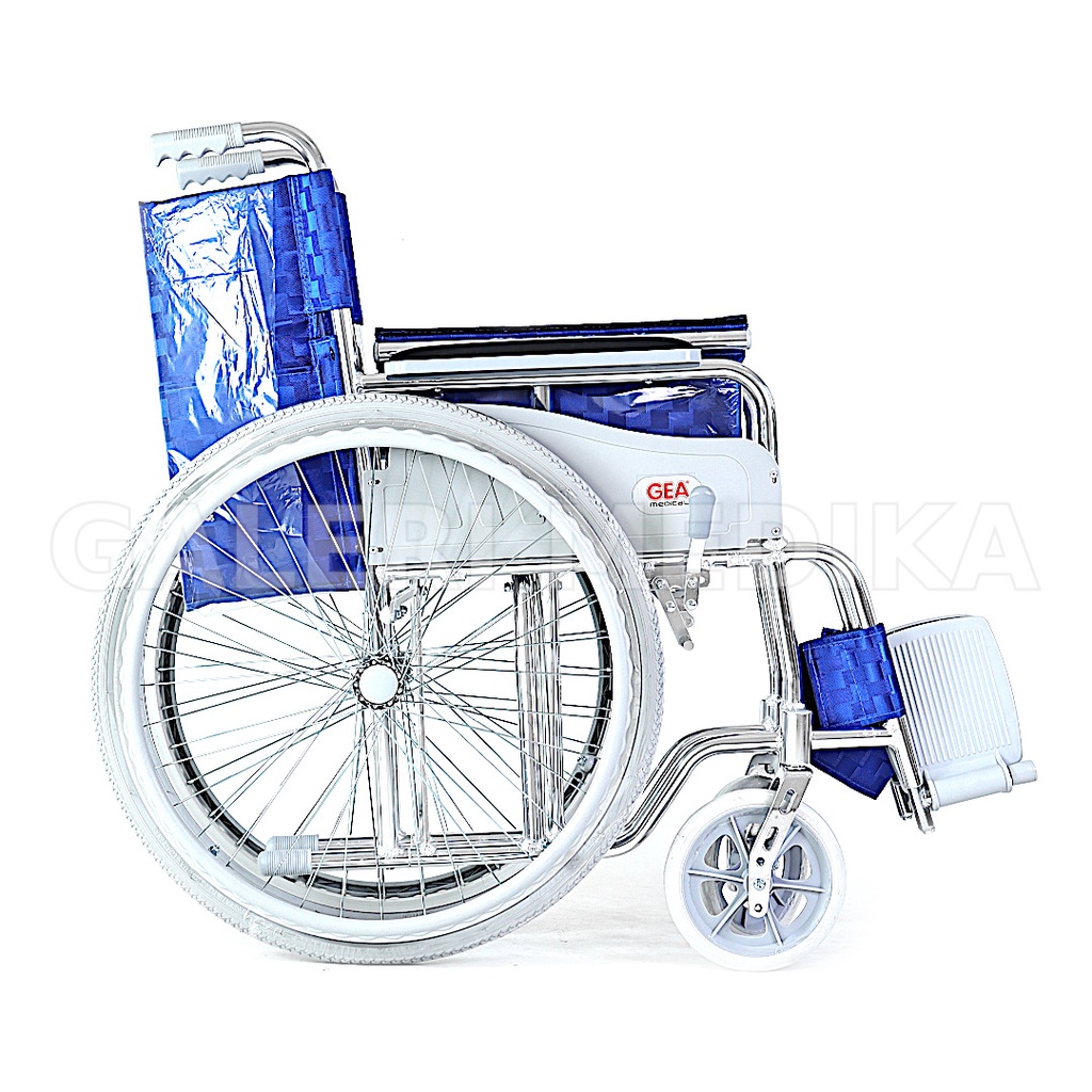 Kursi Roda Aluminium / Aluminium Wheelchair GEA FS864L / FS 864 L / FS-864L - Kursi Roda Rumah Sakit