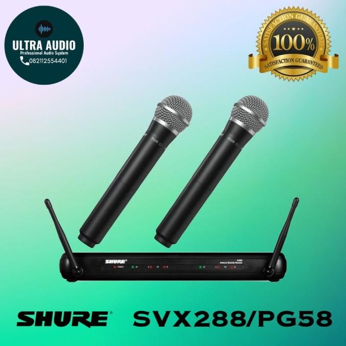 Shure SVX288/PG58 / SVX288PG58 Microphone Transmitters ORIGINAL