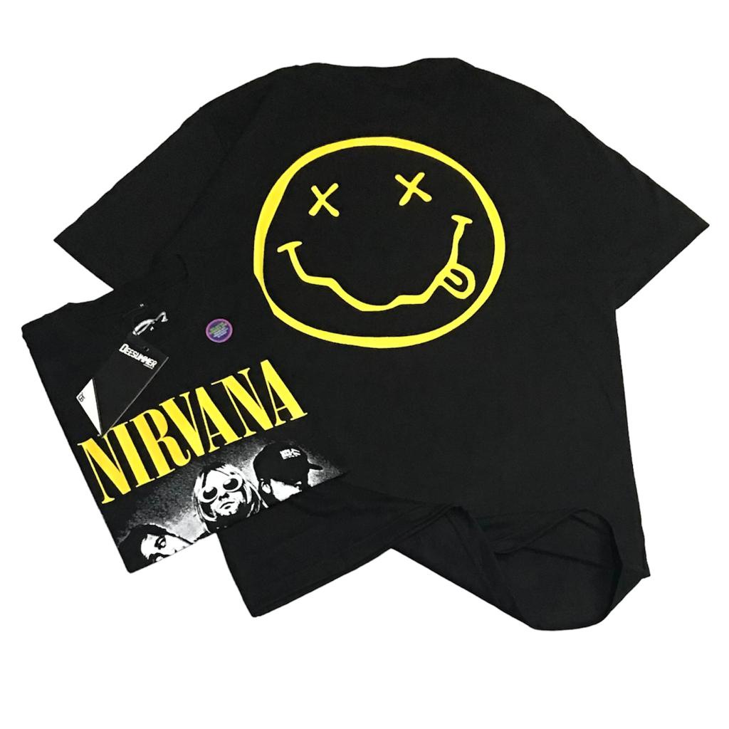 Ossu T-Shirt NIrvana Member Face Cotton Combed 24s