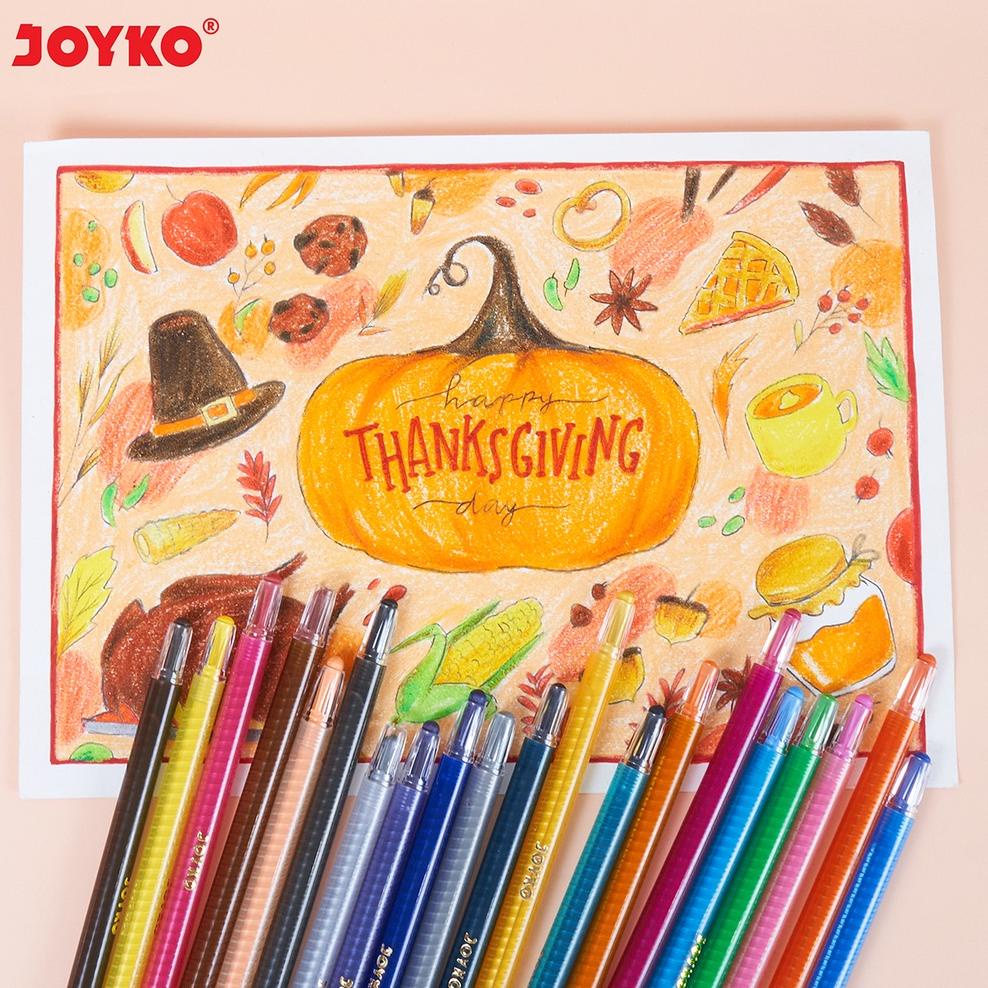 

[PRODUK JS09V] Krayon Putar Twist Crayon Joyko TWCR 0EI