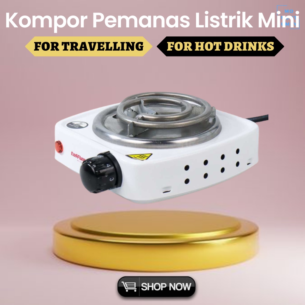 Taffware Alat Electric Heater Stove Kompor Listrik Pemasak Pemanas Masak Air Kopi Teh Panas Elektrik