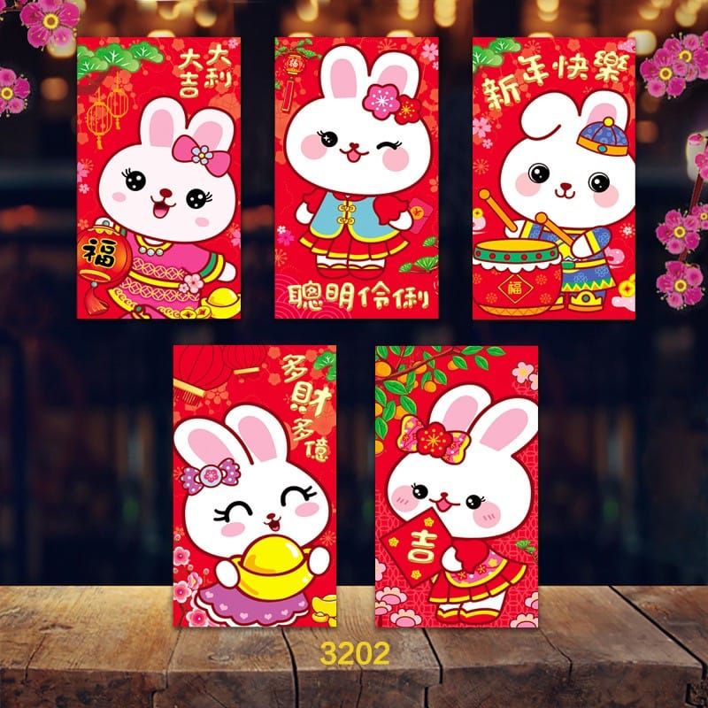 

Jc Acc Ampao Panjang Shio Kelinci Tahun 2023 / Angpao imlek Chinese new year