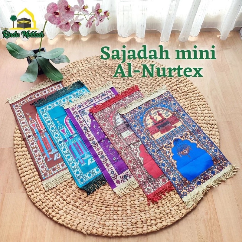 Sajadah Nurtex Mini sejadah kecil untuk anak Sujud Kepala