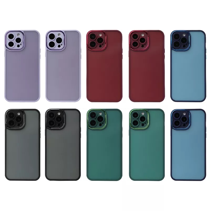 Soft Case Frosted Semi Transparant Silikon PREMIUM NEOHYBRID DOVE CHROME Iphone X / Xs Iphone XR Iphone Xs Max Iphone 11 Iphone 11 Pro Iphone 11 Pro Max Iphone 12 Iphone 12 Pro Iphone 12 Pro Max Full Frame Camera Protect