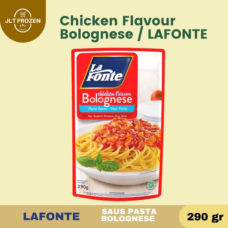 

LAFONTE SAUS PASTA / CHICKEN BOLOGNESE - 290g