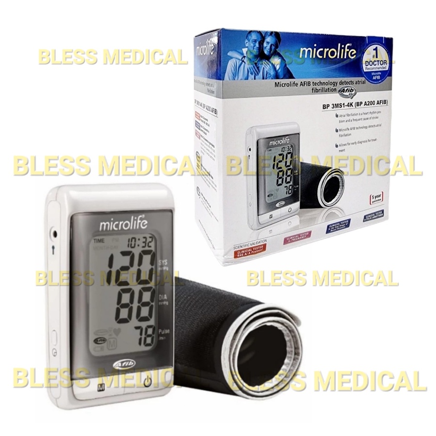 Microlife BPA200 AFIB Tensimeter Digital Deteksi Gejala Stroke