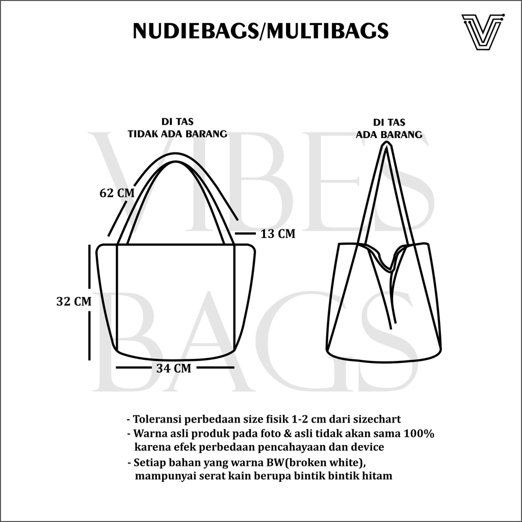 NUDIE BAGS FULL PRINT MURAL (KANVAS TEBAL) ( RESLETING )