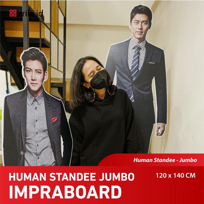 

Impr Human Standee Jumbo Impraboard Ukuran 120 X 240Cm