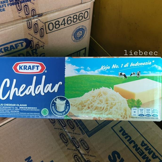 

Kraft Cheddar / Keju Kraft Cheddar 2KG TERLARIS TERPERCAYA ORIGINAL