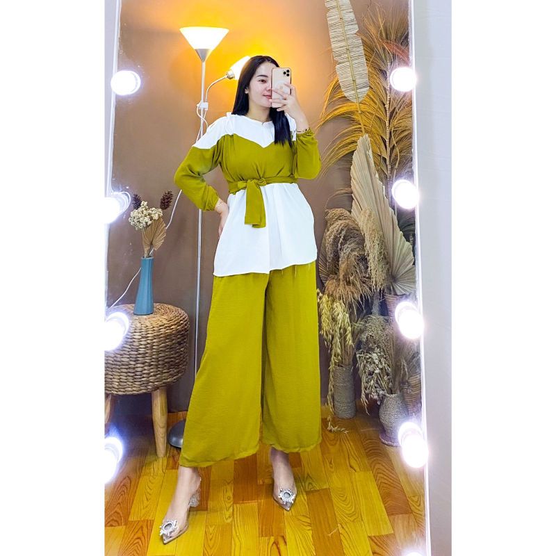 LESTI SET SERUT BAHU CRINKLE PREMIUM LD 110 // LESTI SETELAN TERBARU CRINKLE LESTI // LESTI ONE SET 