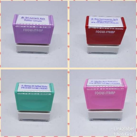 

Terlaris Stempel nama Pastel Persegi ukuran 4.5x1.4cm Termurah