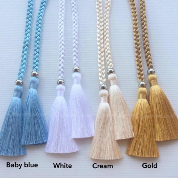 (Ready COD) Belt tassel, sabuk tassel, sabuk simpel tali kepang dan rumbai panjang 2 m