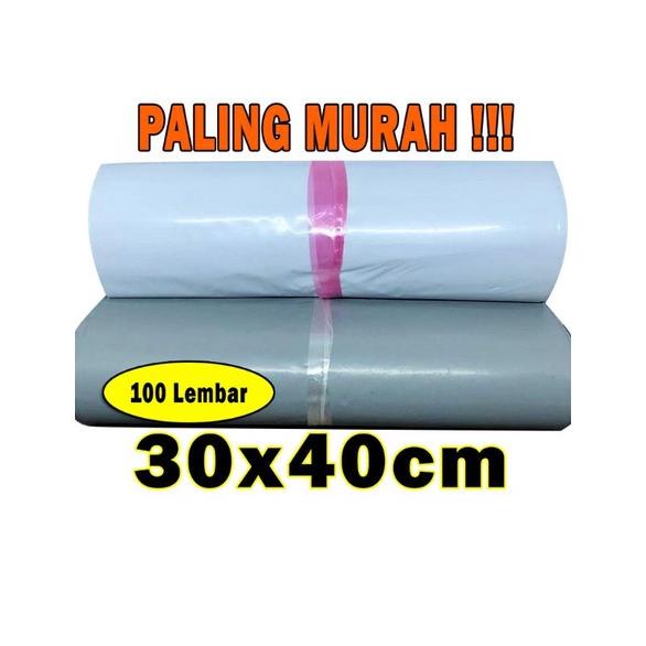 

BISA COD 100lbr 30x40 plastik polymailer / kantong kurir / plastik packing lem / amplop plastik / polymailer