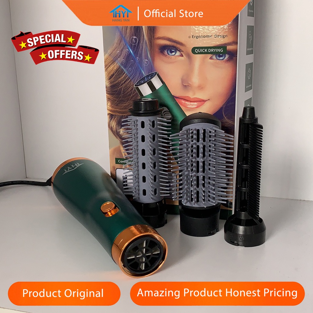 Hair Dryer Sisir Blow Dryer Alat Pengering Rambut Profesional 3 IN 1