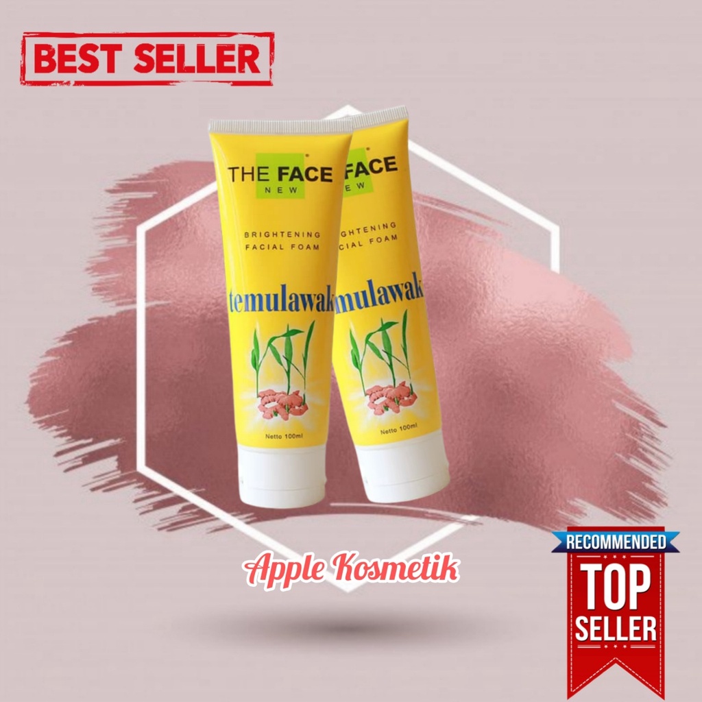 THE FACE TEMULAWAK Brightening Facial Foam 100ml - Apple_Kosmetik