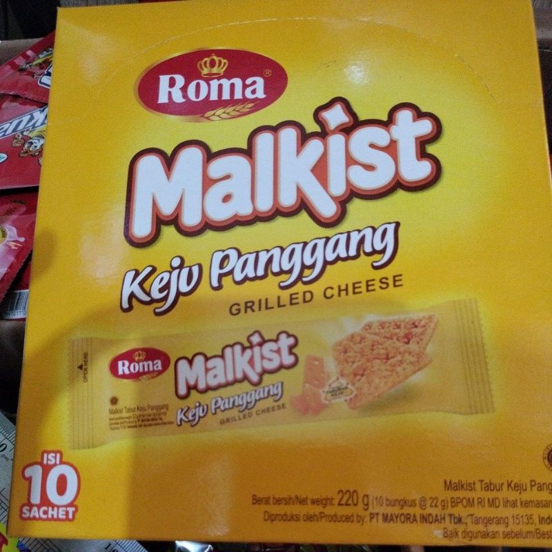 

Roma malkis keju panggang isi 10 bungkus @23g