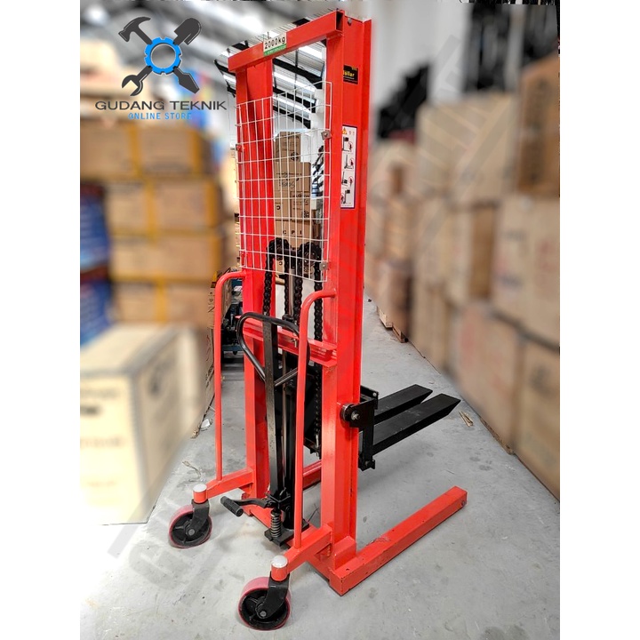 Manual Stacker 2Ton MOLLAR 1.6 Meter / Hand Stacker Manual 2T - Hand Forklift  Fork Lift 1.6M 2 Ton MOLLAR