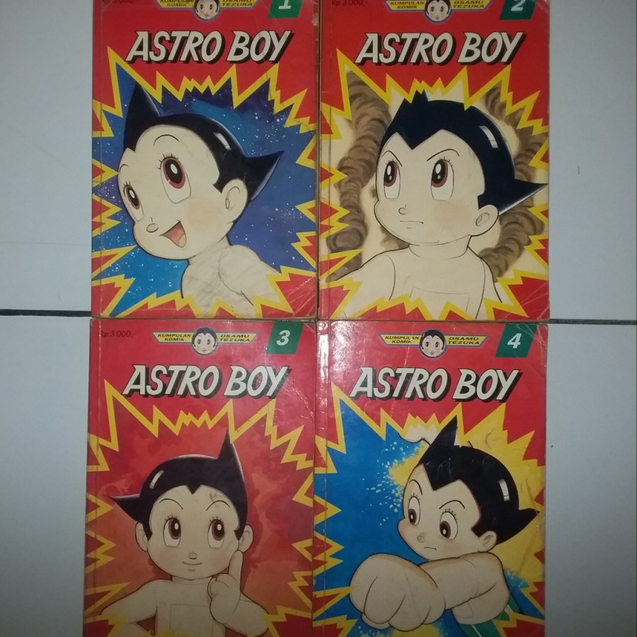 Komik Astro Boy. 1 - 4. Kumpulan Komik Osamu Tezuka.