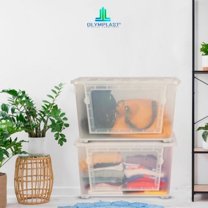 

[Gojek] Obc Olymplast Container Box Pure Transparant / Warna 077