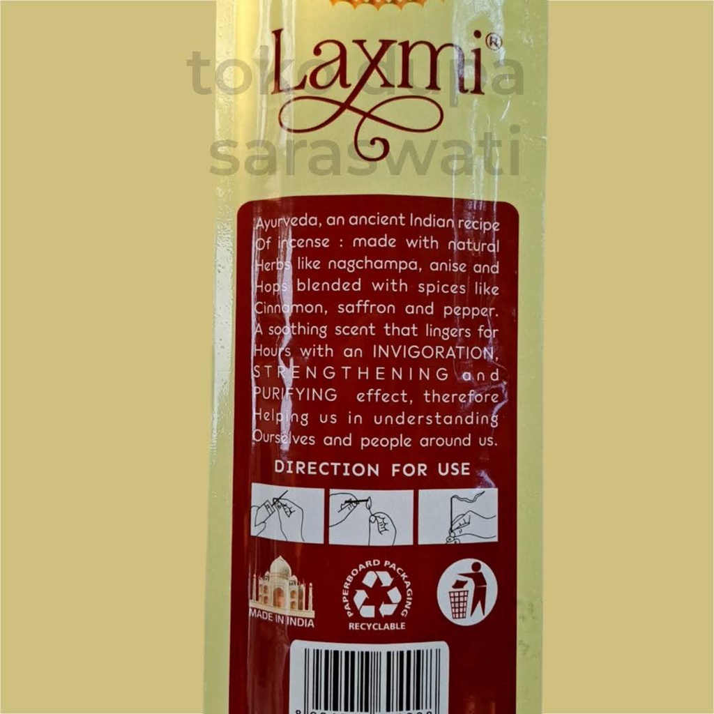 Hio Dupa Wangi Aromaterapi Laxmi Autum Touch Isi 50 Stik Merah Nyala 1.5 Jam Super Harum