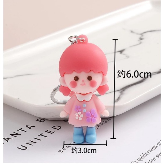 OVERFLOWS.ID  GANTUNGAN KUNCI KARTUN BONEKA LUCU ANAK LAKI-LAKI PEREMPUAN MURAH TERLARIS