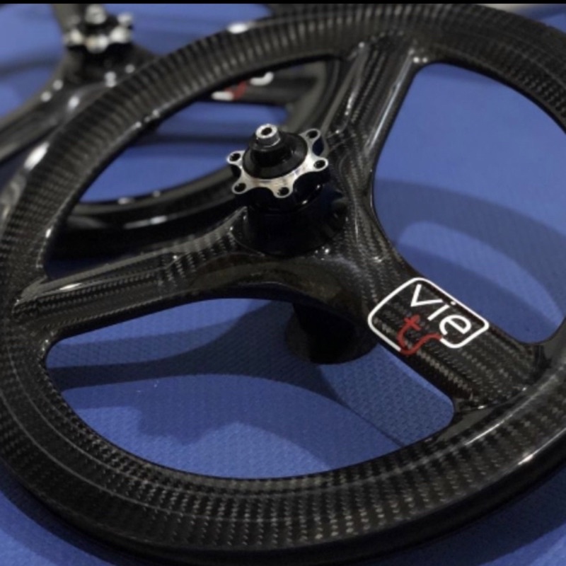 Wheelset 16 349 disc brake carbon viets 3 spok discbrake not mialo