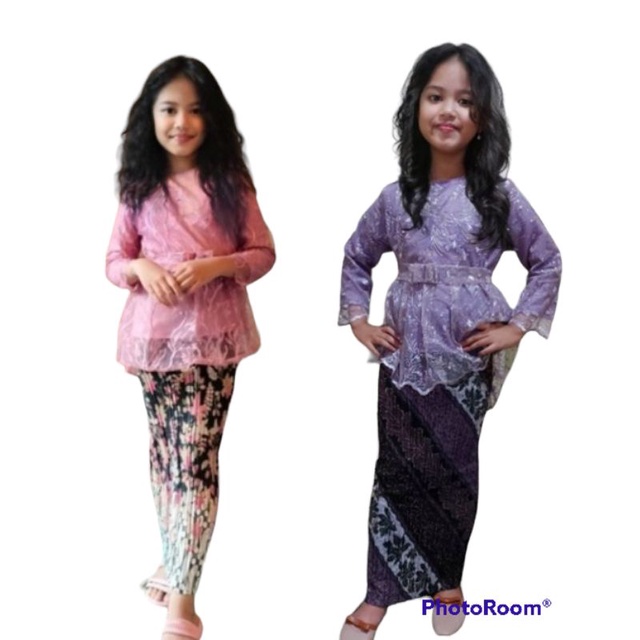 SETELAN KEBAYA ANAK MODERN/KEBAYA PESTA ANAK/SETELAN KEBAYA ANAK UMUR 5-11 TAHUN
