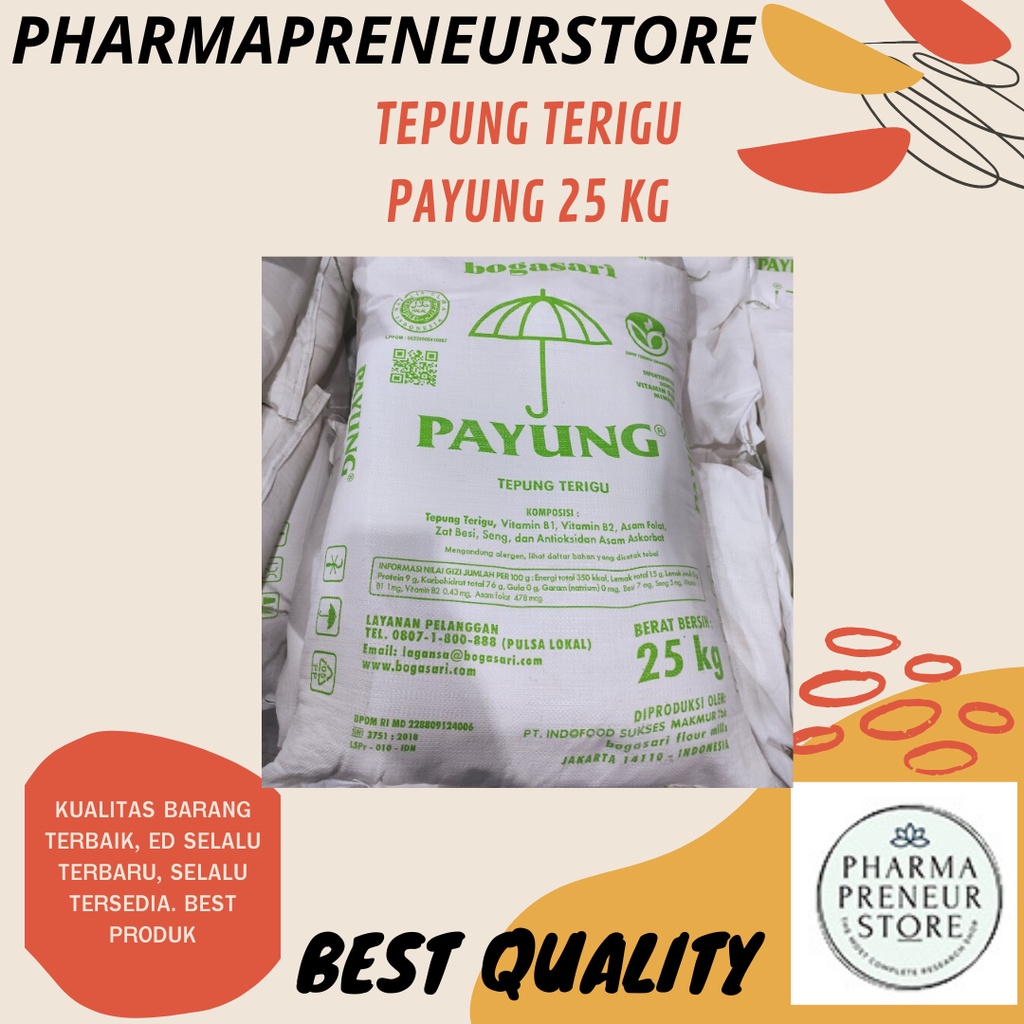 TEPUNG TERIGU PAYUNG 1 KG KEMASAN ECER ATAU REPACK NO.1 BEST QUALITY MURAH BANGET!!!