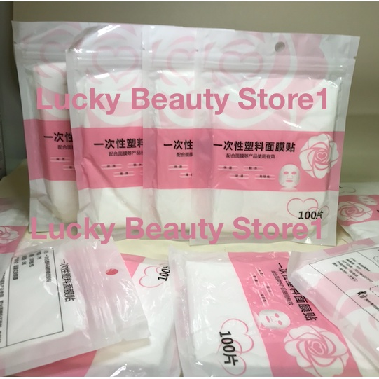 100pcs Masker Kertas Plastik PE Flm Pembersih Wajah Sekali plastic mask wrap serum wraping anastesi bblow dermaroller mym mts Belum Ada Penilaian 0 Terjual