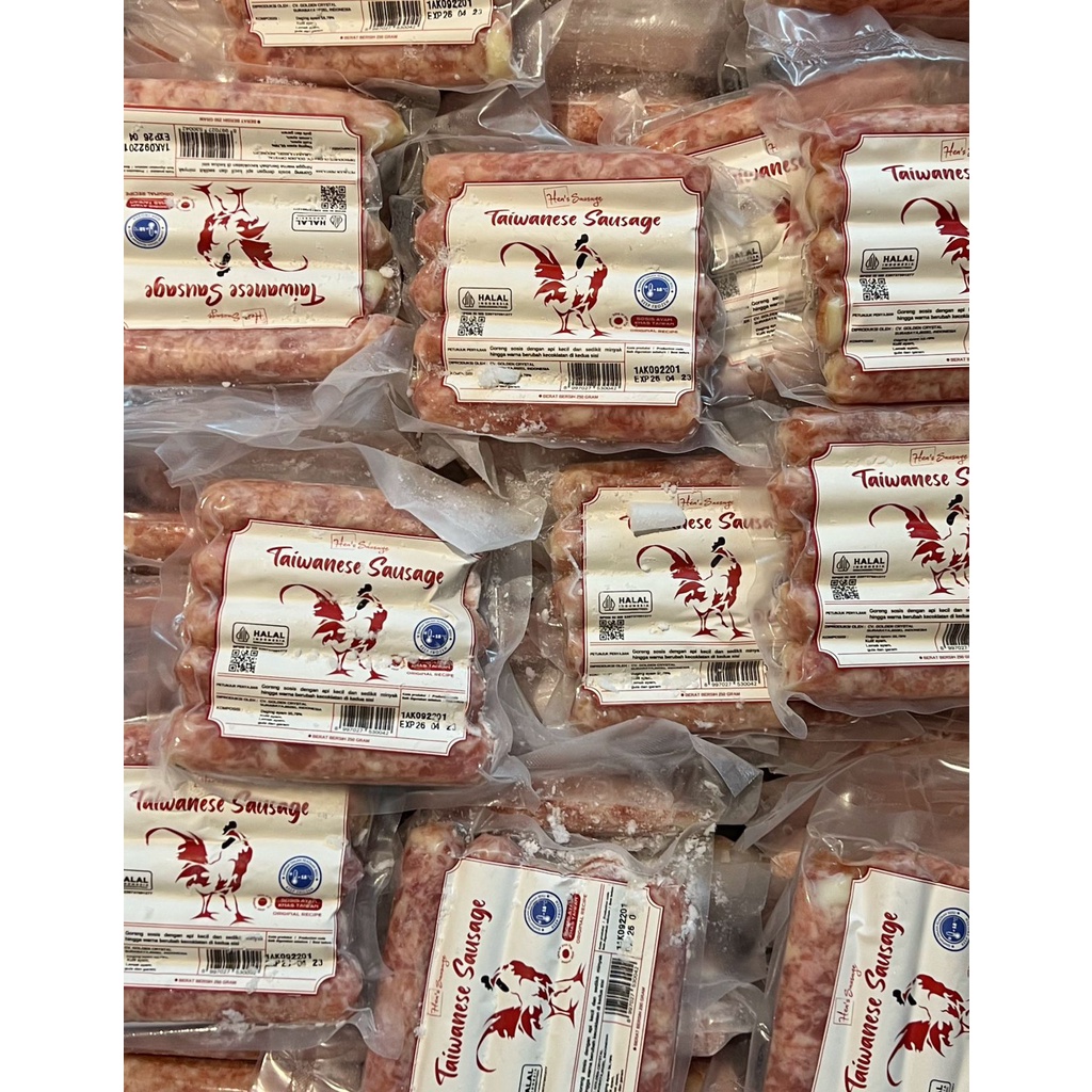 Sosis Ayam Khas Taiwan Taiwan Sosis Hens Sausage Lapciong Lapchiong Halal