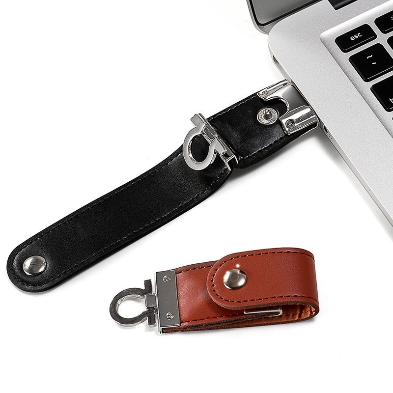 Usb 2.0 Gantungan Kunci Kulit Logam Flash Drive 1TB Commercial Memory Stick Pen Drive