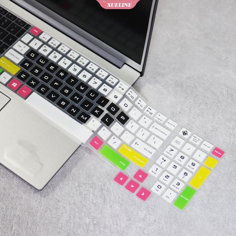 Untuk HP 15-ce001TX PRC 15-ce509TX Keyboard Film Dark Shadow Pro Laptop Silikon Masker Debu [ZXL]