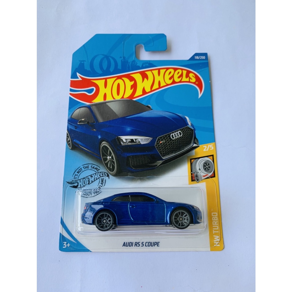 HOTWHEELS HOT WHEELS AUDI RS 5 COUPE BIRU HW TURBO DIECAST MINIATUR MOBIL MAINAN MOBILAN ANAK LANGKA