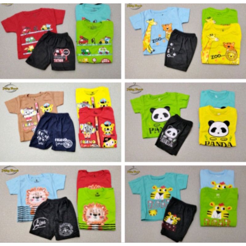 Setelan anak bayi / setelan anak 0-12 bulan / setelan santai baju / setelan pendek bayi