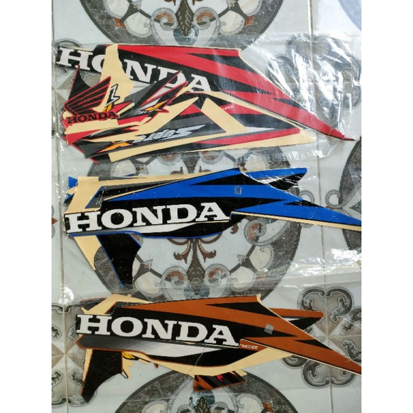Striping Stiker Supra x 125 2006 CW