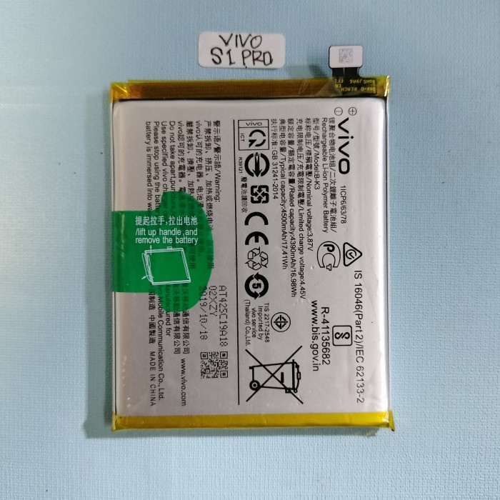 Batre vivo s1 pro original copotan