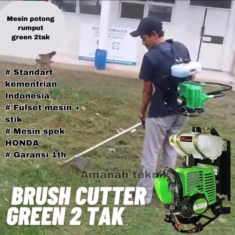 Mesin potong rumput HONDA GREEN G-B328 Lolos uji kementrian