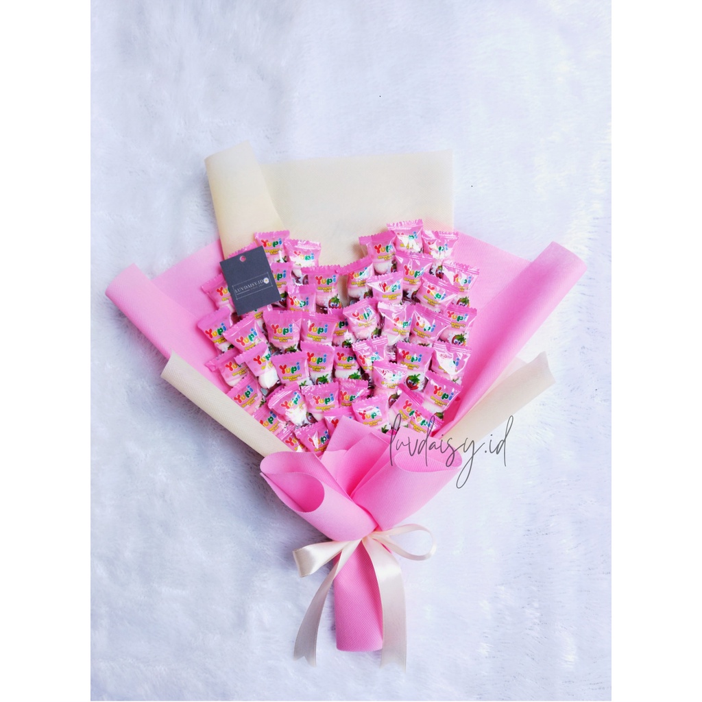 

[LUVDAISY.ID] BUKET PERMEN YUPI / BUKET MAKANAN / BUKET WISUDA / ULANG TAHUN