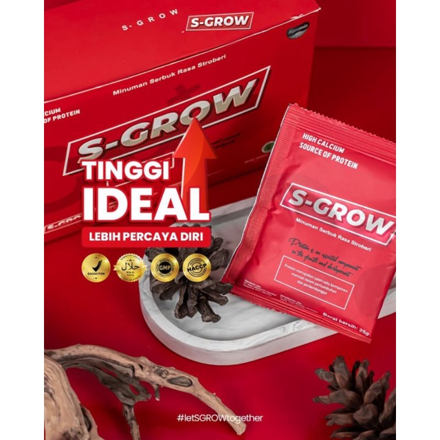 S-GROW Peninggi Badan Terbaik (Isi 5 Sachet)