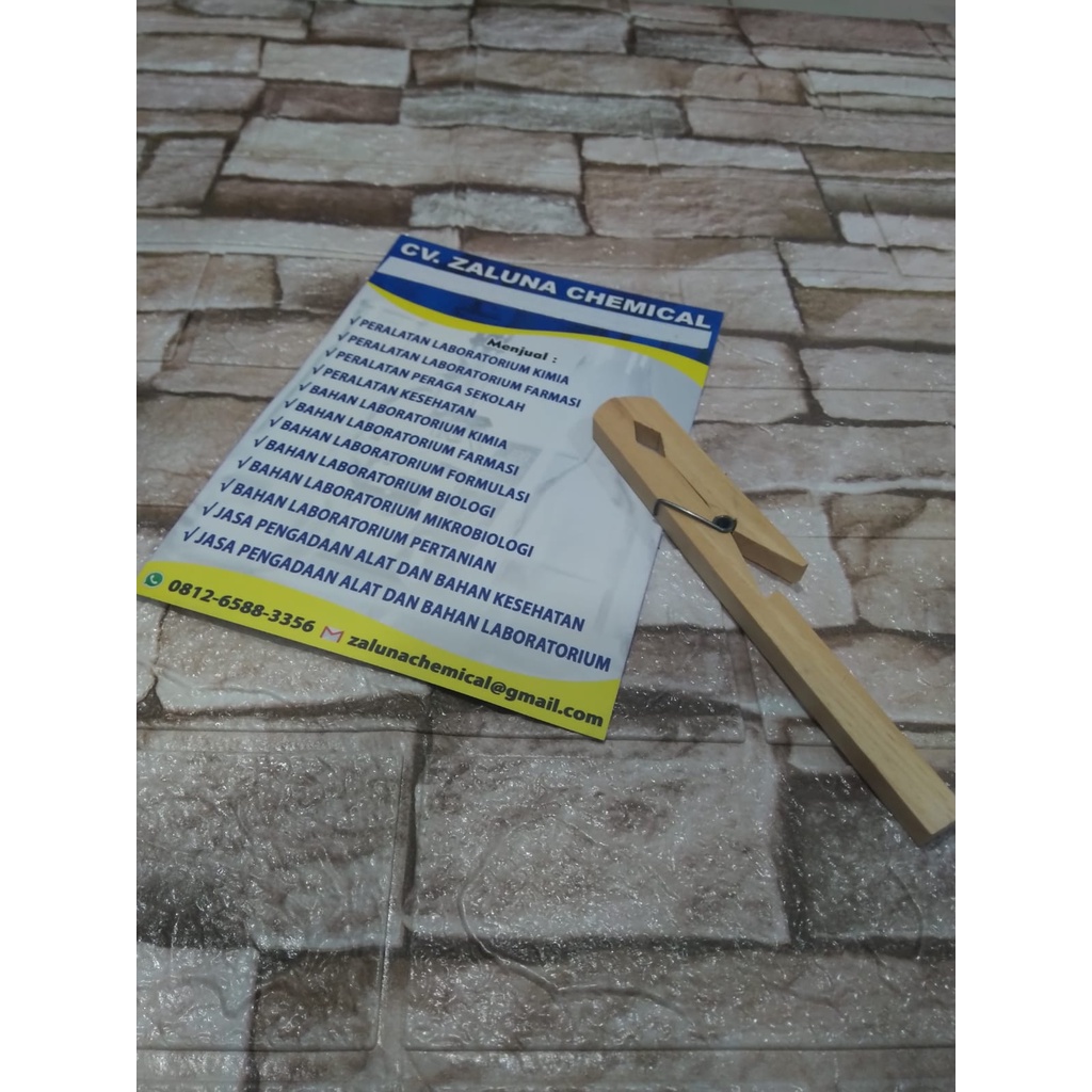 Penjepit Tabung Reaksi / Penjepit Tabung Reaksi Kayu / Penjepit kayu