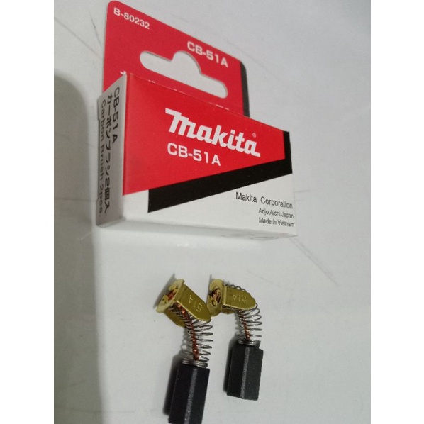 CARBON BRUSH MAKITA ori  CB 51/ARANG SPUL MAKITA CB 51 ori