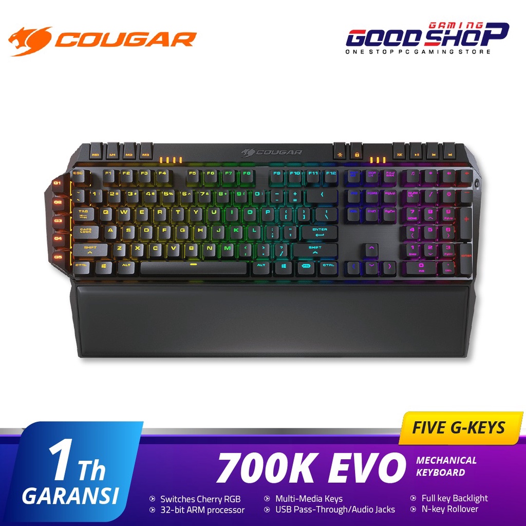 Cougar 700K EVO Cherry MX RGB Mechanical - Gaming Keyboard