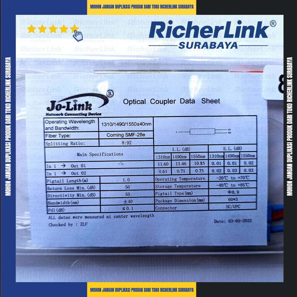 FBT Ratio Jolink 08 : 92